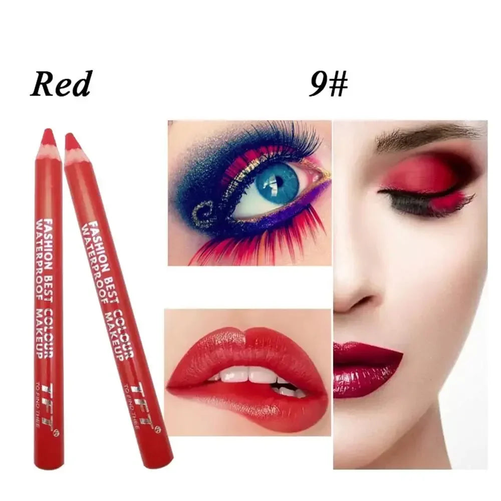 9-Color Matte Velvet Lipstick Pen - Long Lasting & Waterproof