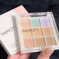 Long-Lasting 9-Color Concealer Palette for Dark Circles and Acne Marks