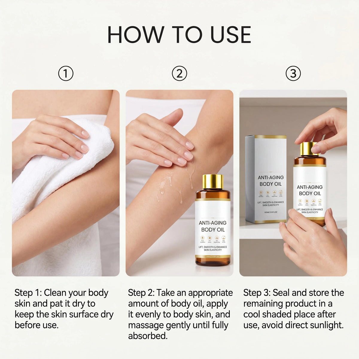 Anti-Aging Collagen & Centella Asiatica Firming Body Oil