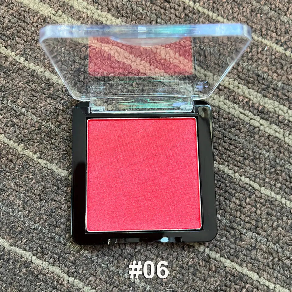 10pcs Pink Matte Pressed Powder Blush Palette Wholesale Bulk