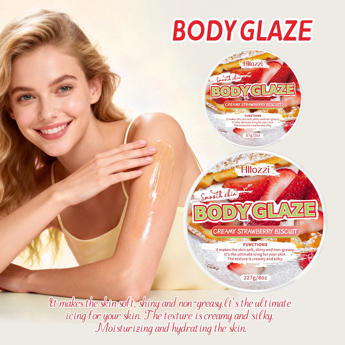 Brightening and Repairing Body Glaze Moisturizer