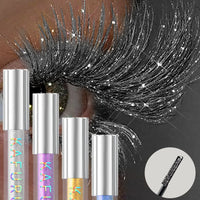 4-Piece Glitter Diamond Mascara Set - Waterproof & Quick Dry