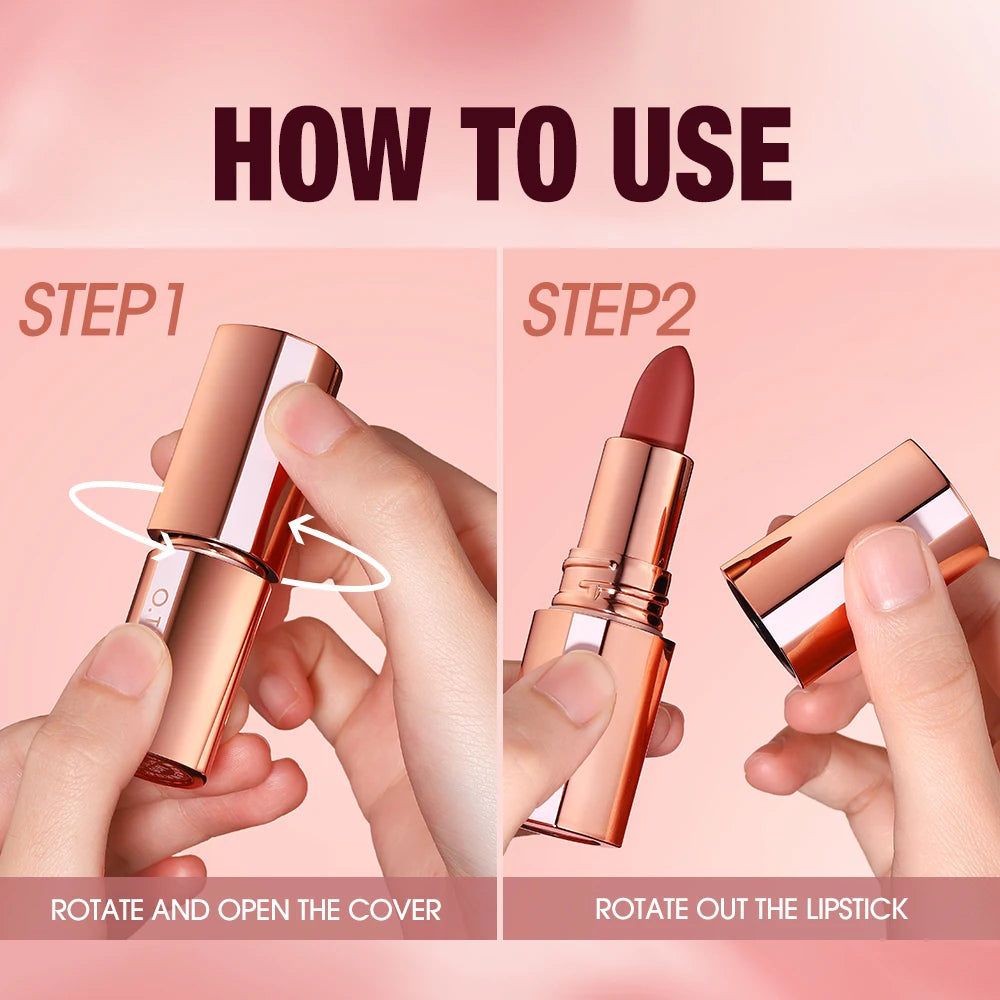 O.TWO.O Waterproof Matte Velvet Lipstick Lip Tint