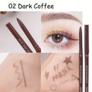 10-Piece Waterproof Matte Brown Gel Eyeliner Pencil Set