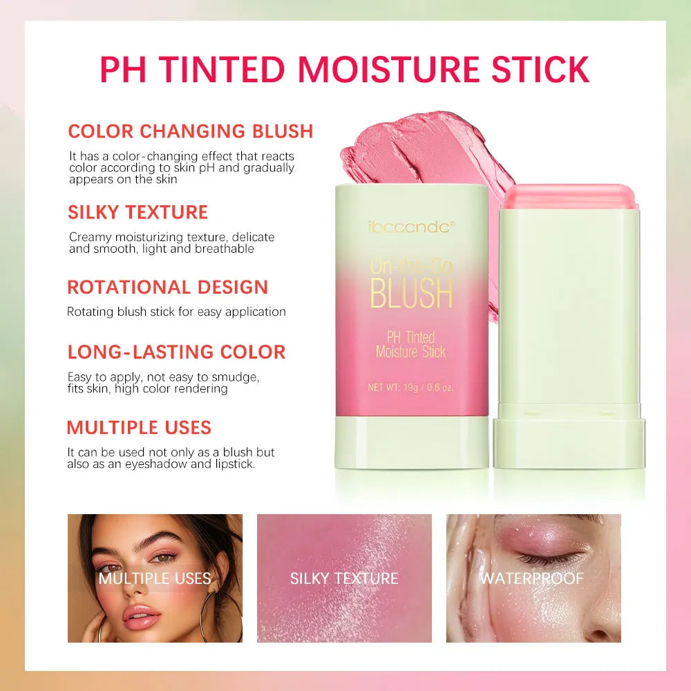 Color Changing Waterproof Blush Stick Cream