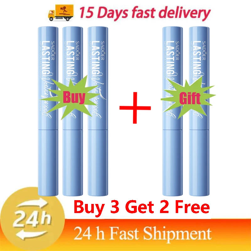 5D Waterproof Black Silk Fiber Lengthening Mascara