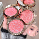 Single Color Shimmer Petal Blush and Highgloss Contouring Palette