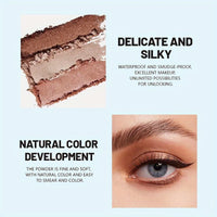 6-Color Waterproof Glitter Cream Eyeshadow Stick Set