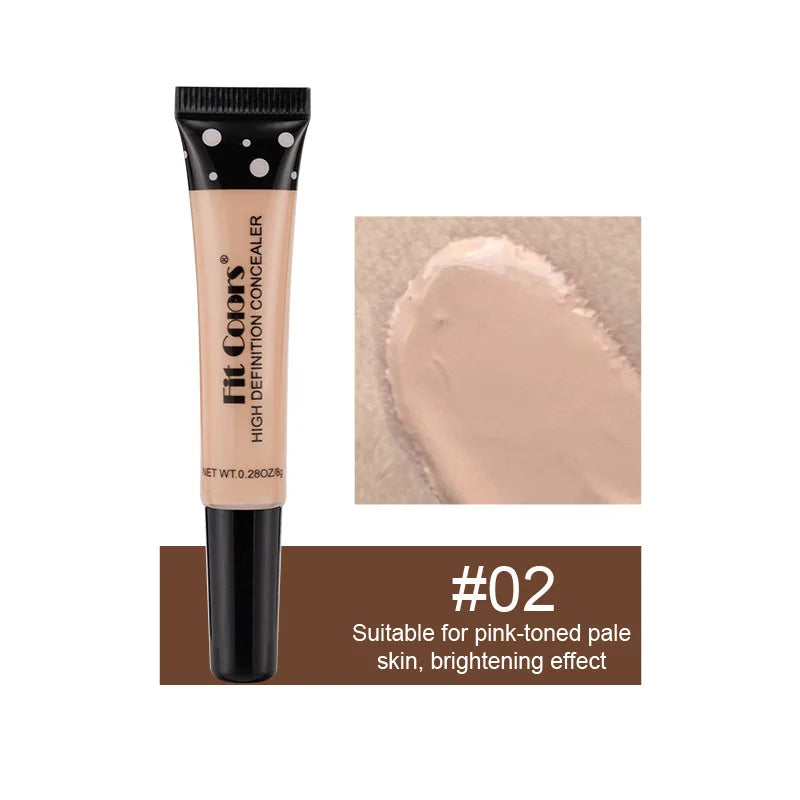 High Coverage Waterproof Concealer Stick for Dark Circles and Blemishes