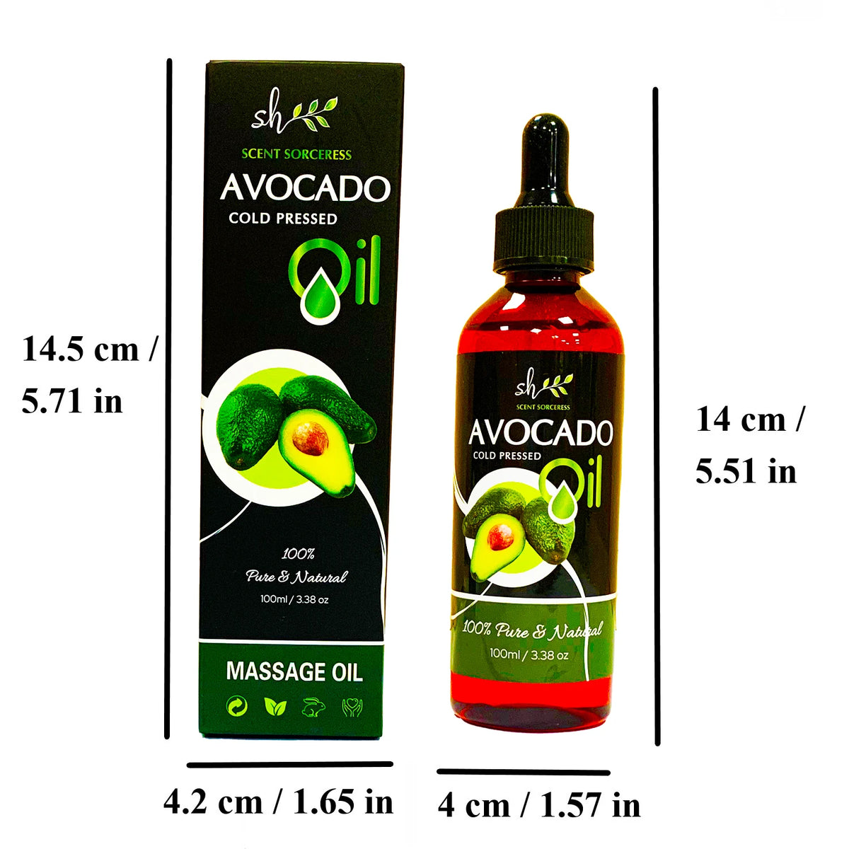 100ml Nourishing Avocado Massage and Aromatherapy Oil