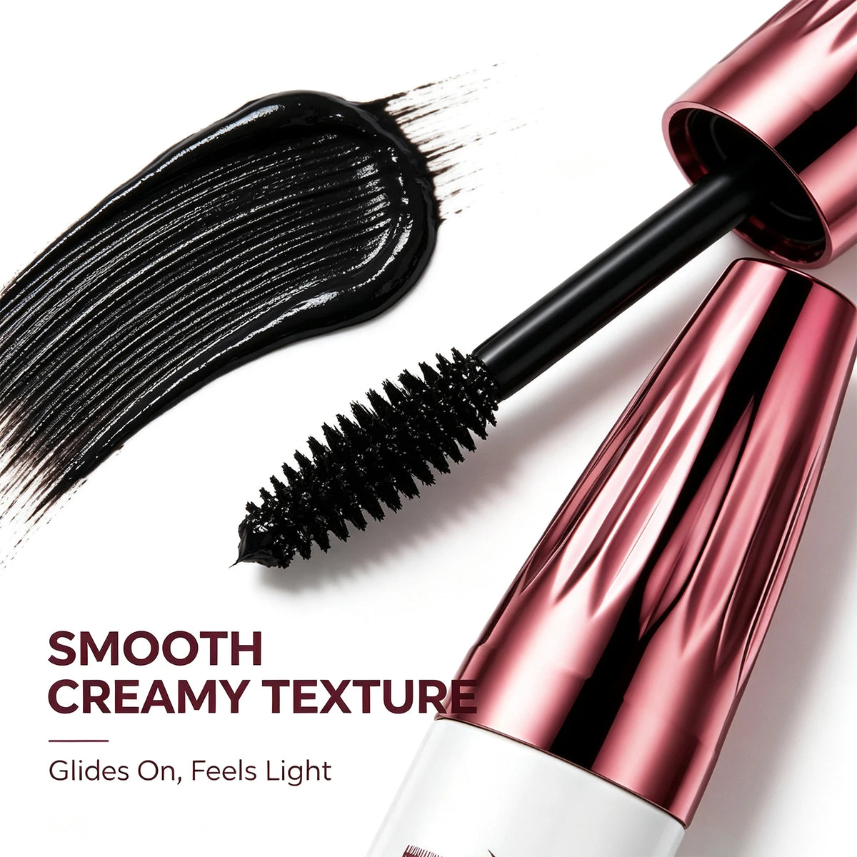 7D Volumizing Waterproof Mascara - Long Lasting Black Eye Makeup