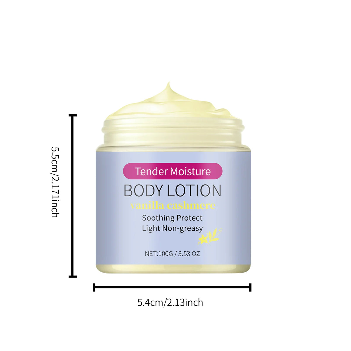 Tender Moisture Vanilla Cashmere Nourishing Body Lotion for Dry Skin