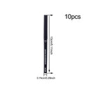 10-Piece Waterproof Matte Brown Gel Eyeliner Pencil Set