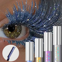 4-Piece Glitter Diamond Mascara Set - Waterproof & Quick Dry