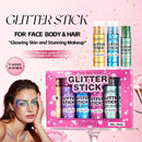 Sparkling Sequins Glitter Gel Stick for Face, Body, and Eyes