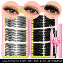 540pcs Lash Clusters Kit with Bond and Seal