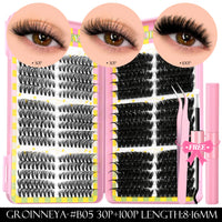540pcs Lash Clusters Kit with Bond and Seal
