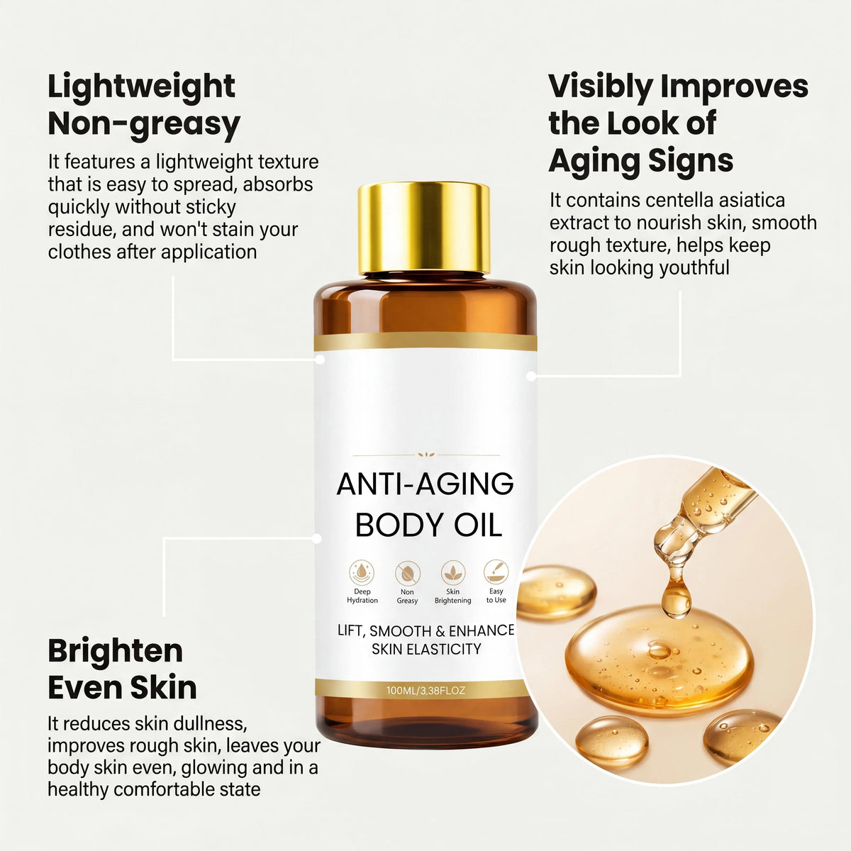 Anti-Aging Collagen & Centella Asiatica Firming Body Oil
