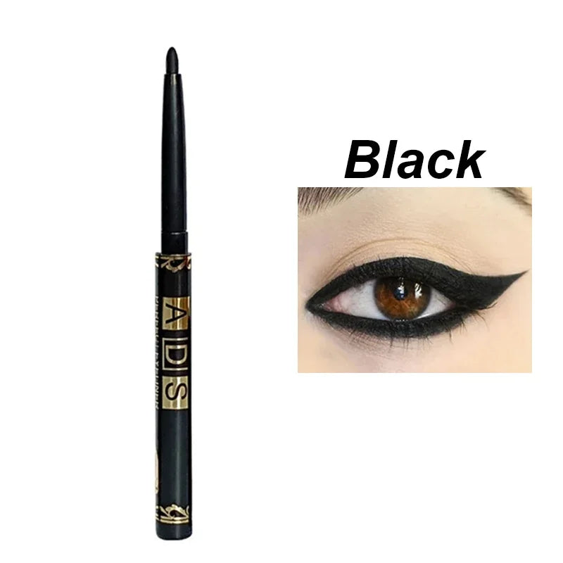 Waterproof Long-Lasting Black Gel Eyeliner Pencil