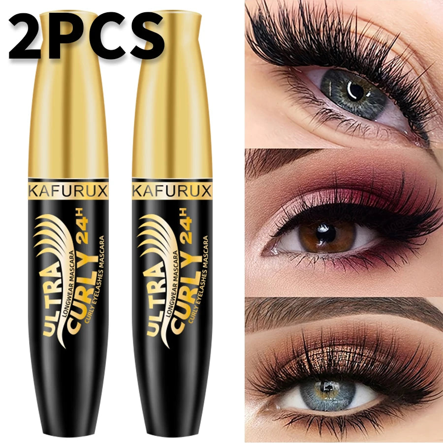 2-Piece Long-Wearing Lengthening Black Mascara Set