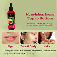 100ml Organic Cold Pressed Grapeseed Carrier Oil