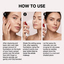 Thermal Color Changing Foundation and Matte Setting Spray Set with SPF 50