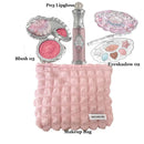 Moonlit Mermaid Makeup Set with Eyeshadow, Blush, Lip Gloss and Bag