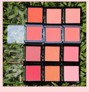 10pcs Pink Matte Pressed Powder Blush Palette Wholesale Bulk