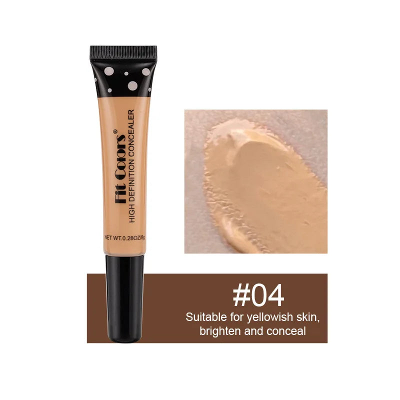 High Coverage Waterproof Concealer Stick for Dark Circles and Blemishes