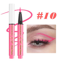 12-Color Neon UV Fluorescent Liquid Eyeliner Set