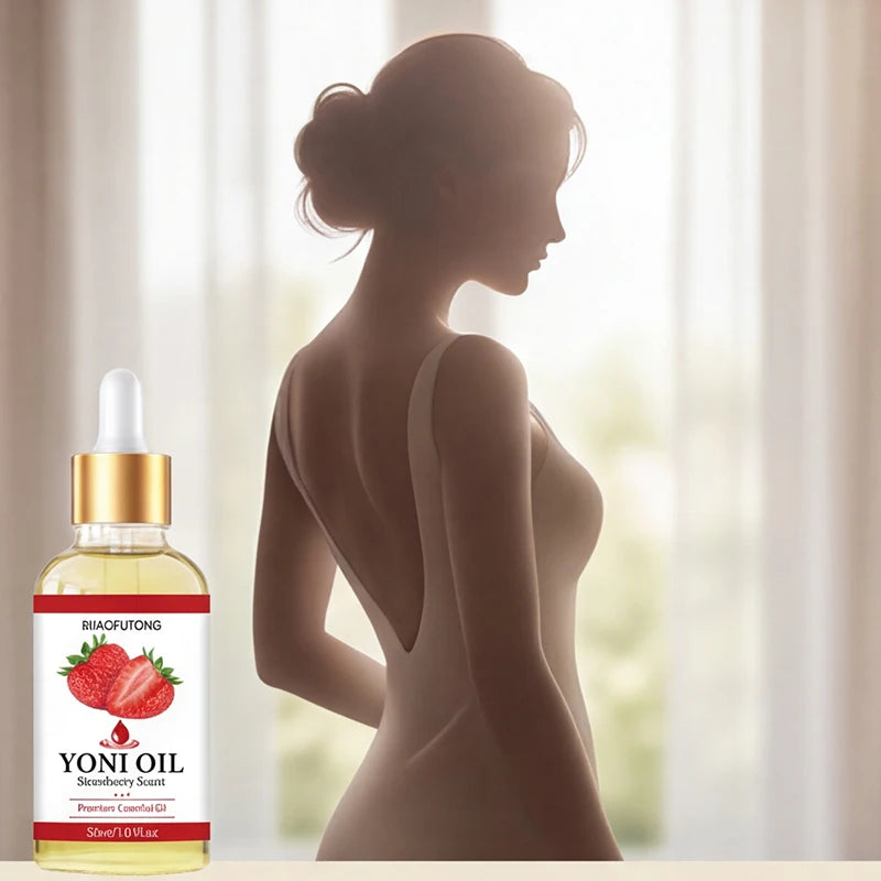 Strawberry Moisturizing Body Essential Oil with Dropper, 30ml