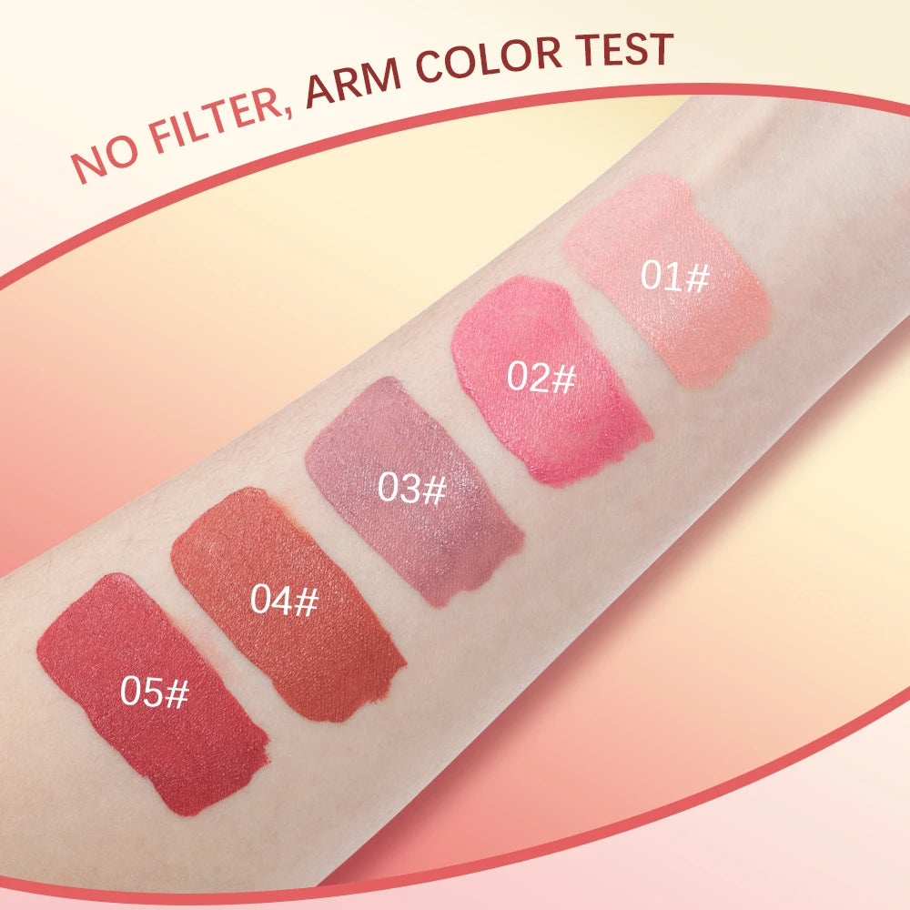 Liquid Waterproof Multi-Use Blush for Cheeks, Lips, and Eyes