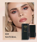 2-in-1 Full Coverage Foundation and Concealer Stick with Brush, 15g