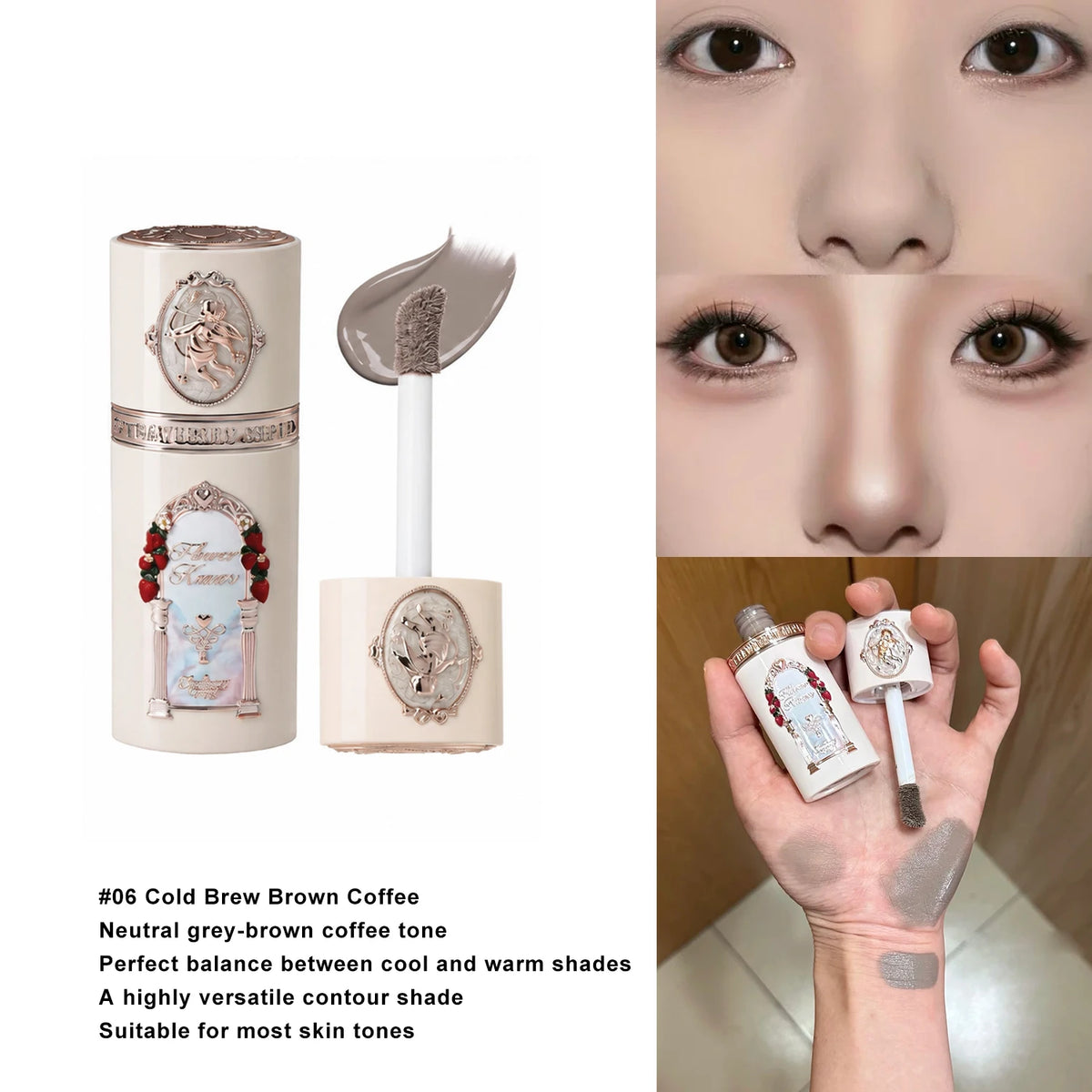 Strawberry Cupid Liquid Blush with Puff