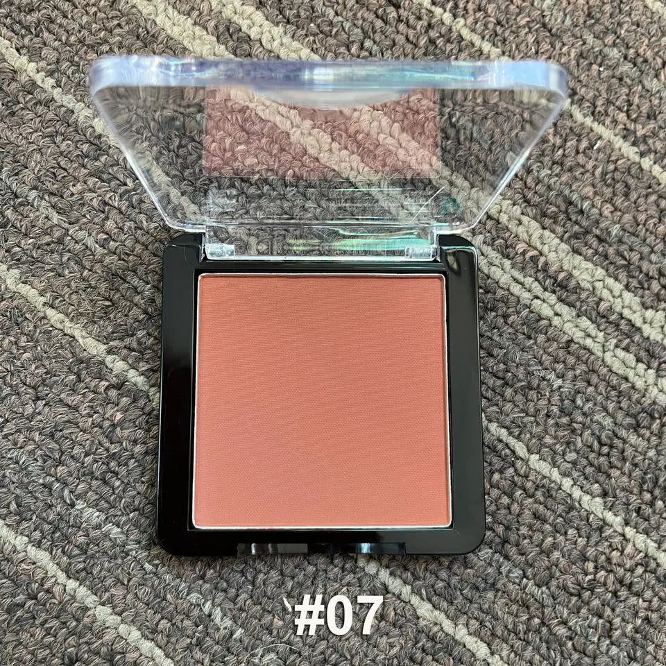 10pcs Pink Matte Pressed Powder Blush Palette Wholesale Bulk