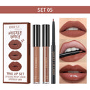 3pcs Matte Liquid Lipstick and Lip Liner Set