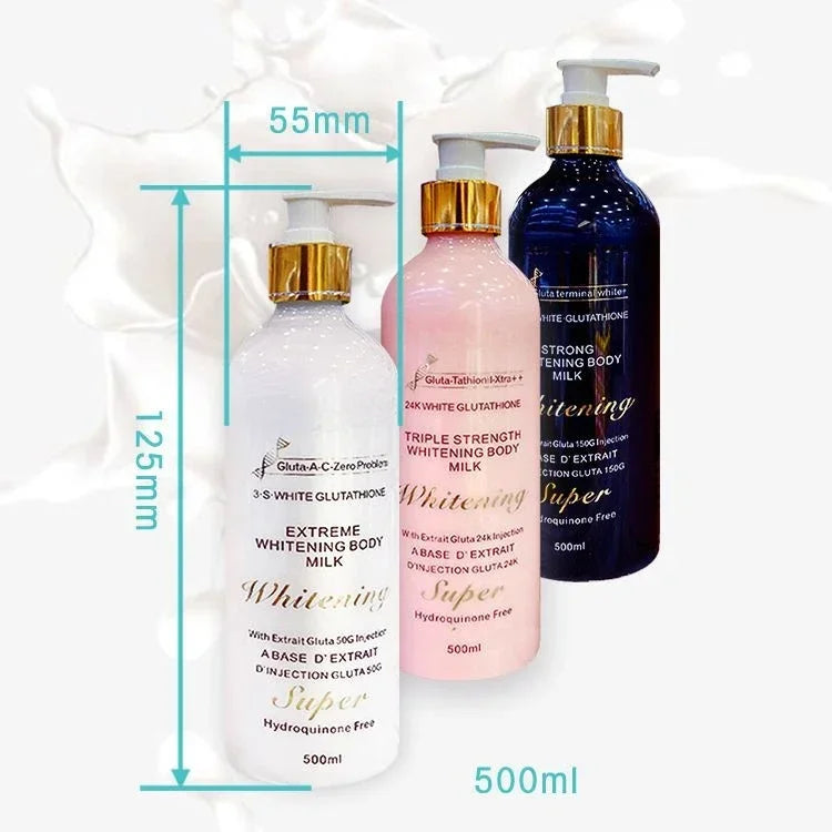 500ml 24K Gold Glutathione Brightening and Firming Body Lotion