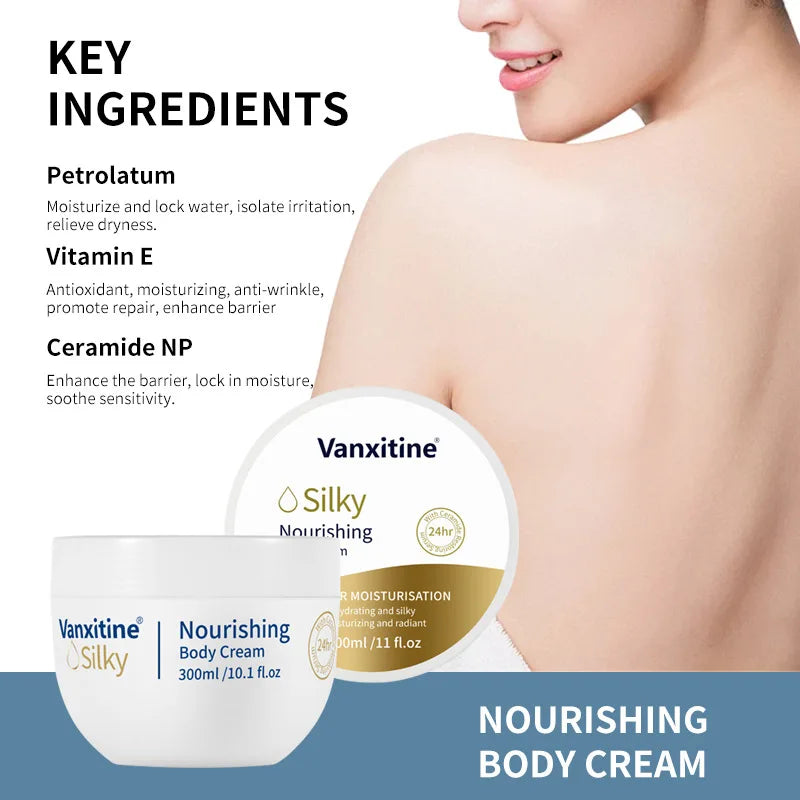 Nourishing Vitamin E & Glycerin Body Lotion for Dry Skin, 300ml