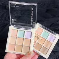 Long-Lasting 9-Color Concealer Palette for Dark Circles and Acne Marks