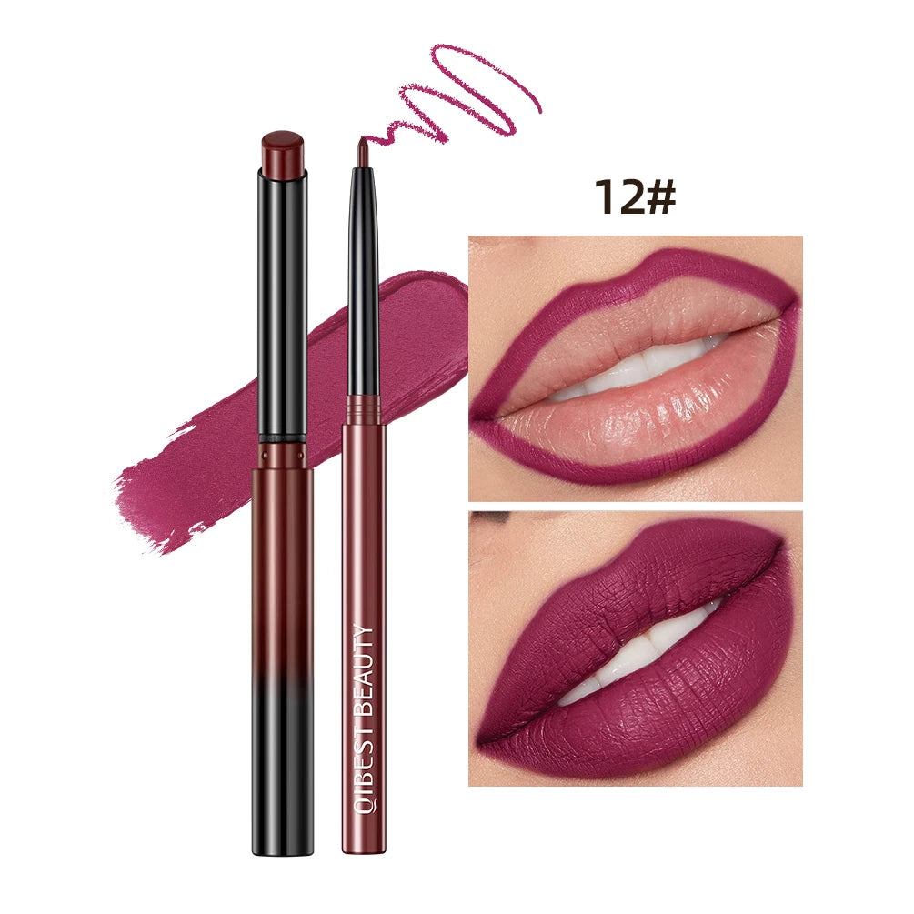 2-Piece Matte Velvet Lipstick and Lipliner Set