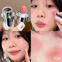 2-in-1 Matte Liquid Powder Blush for Cheek and Lip with Sponge Tip