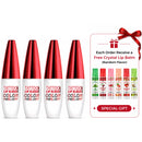 4-Color Peel Off Lip Stain Tint Set, 10g Each