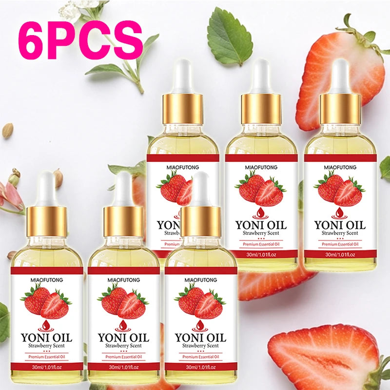 Strawberry Moisturizing Body Essential Oil with Dropper, 30ml