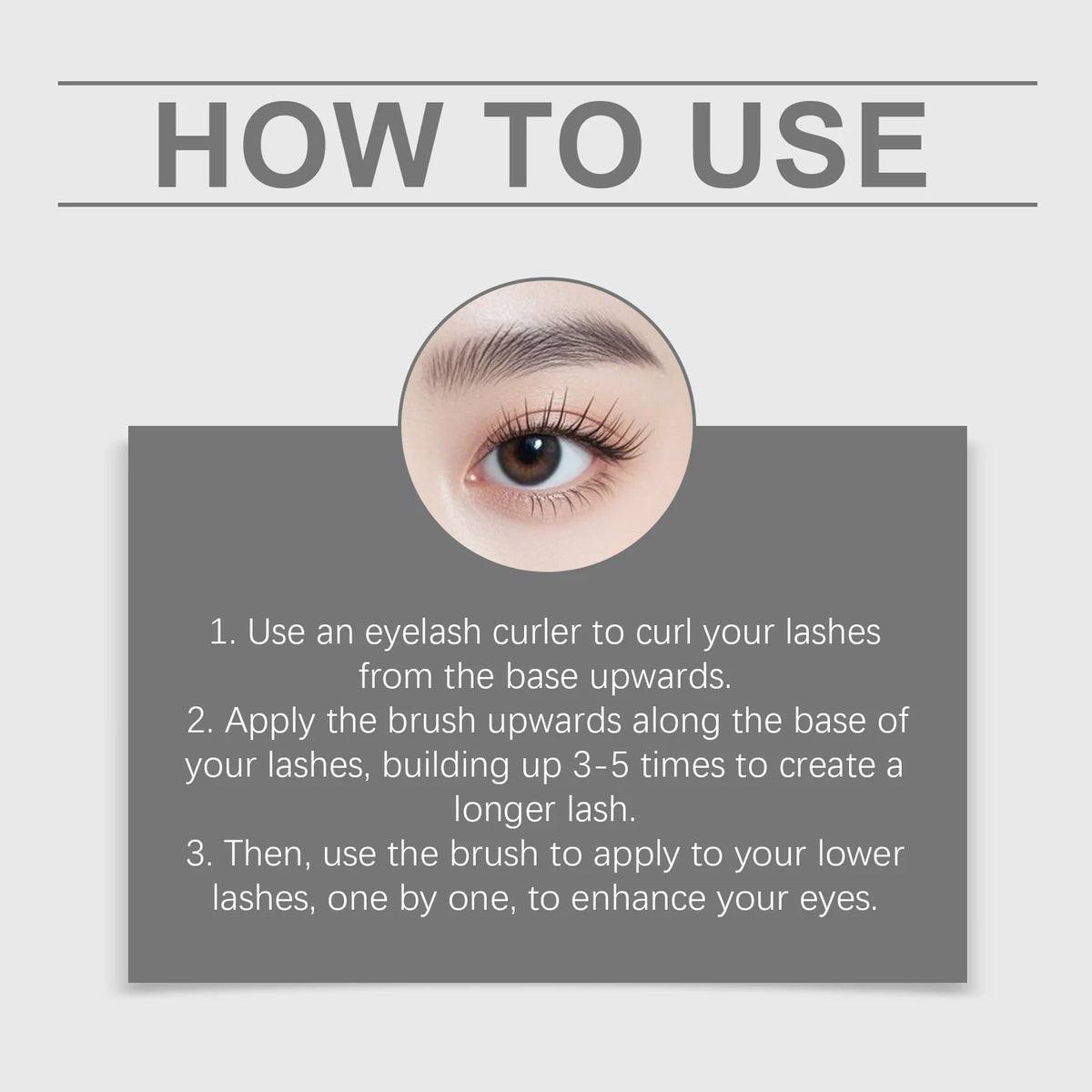 Waterproof Volumizing and Lengthening Black Mascara