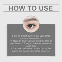 Waterproof Volumizing and Lengthening Black Mascara