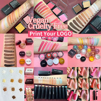 10pcs Pink Matte Pressed Powder Blush Palette Wholesale Bulk