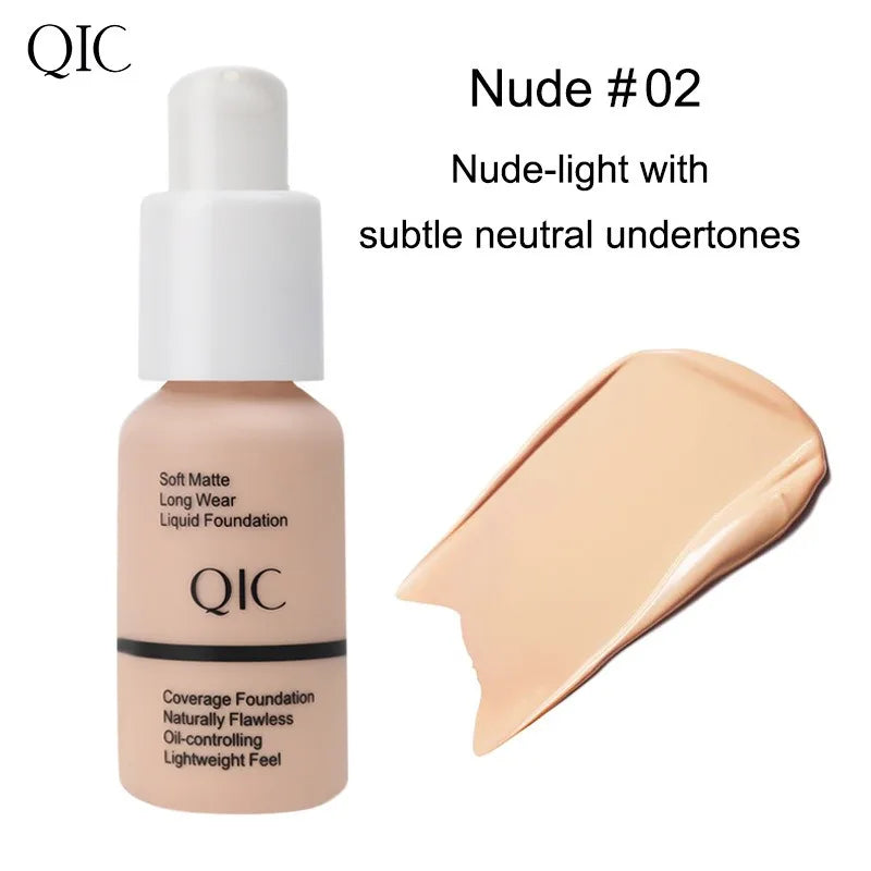 Oil-Control Liquid Foundation and Concealer, 60g