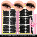 540pcs Lash Clusters Kit with Bond and Seal