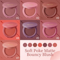 Long-lasting Lightweight Velvety Matte Bouncy Blush