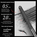 Waterproof Metal Iron Silk Fiber Mascara for Long Curling Lashes